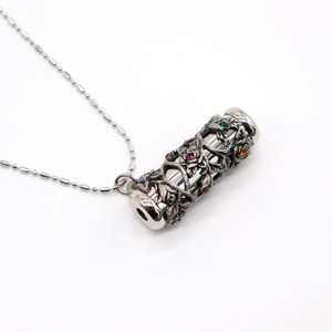 Kaleidoscope Necklace Chrome